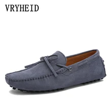 VRYHEID Big Size 38~49 High Quality Suede Leather Men Shoes Soft Moccasins Loafers Leisure Men Flats fashion Comfy Driving Shoes цена VRYHEID Big Size 38~49 High Quality Suede Leather Men Shoes Soft Moccasins Loafers Leisure Men Flats fashion Comfy Driving Shoes цены онлайн