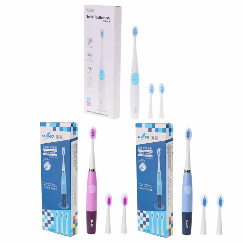 

SEAGO Battery Electric Toothbrush For Adult Oral Care Sonic Electronic Toothbrushes