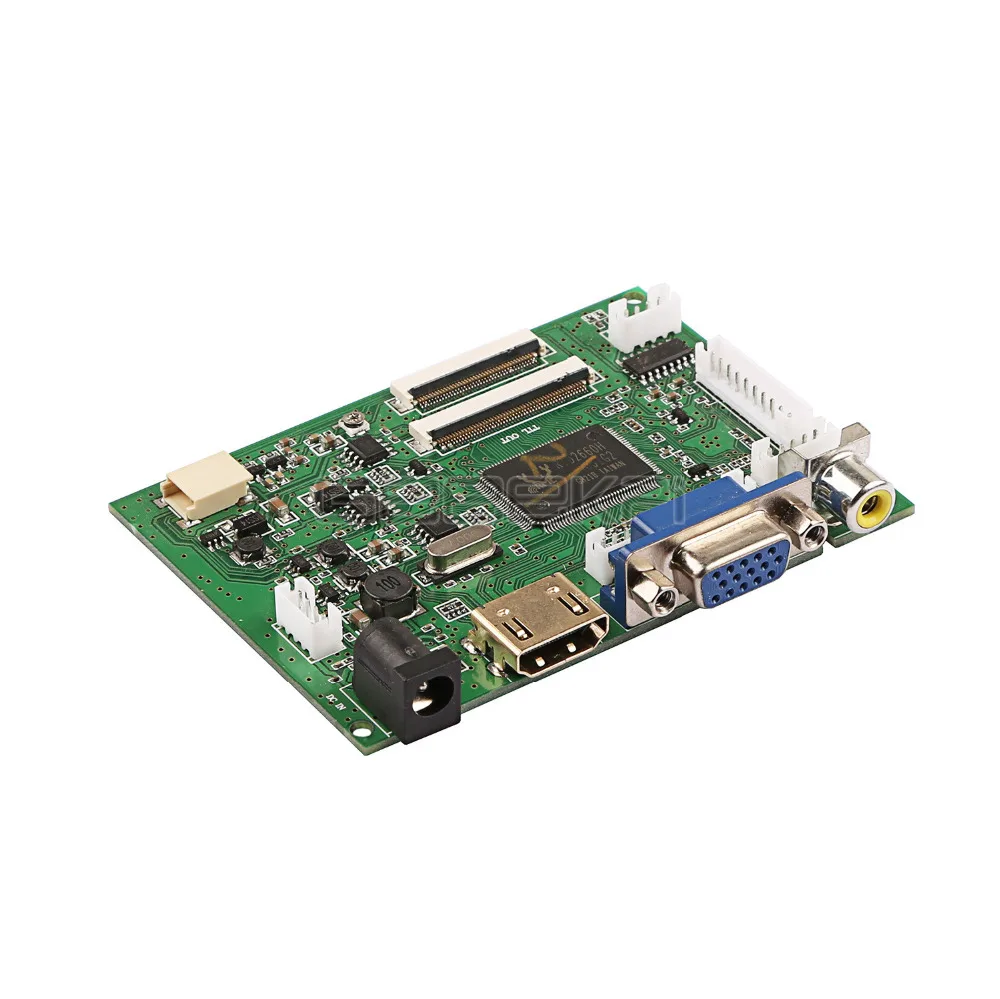 GeeekPi 7 ��ġ LCD 1024*600 ���÷��� ����� ȭ�� ŰƮ, ���� ����, ����� ���� 4 B ��� �÷���/PC �� 2pcs ����Ŀ