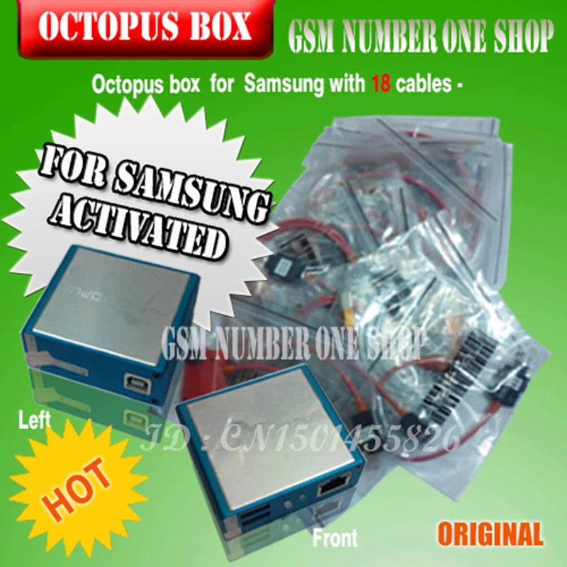 octopus box for Samsung with 18 cables