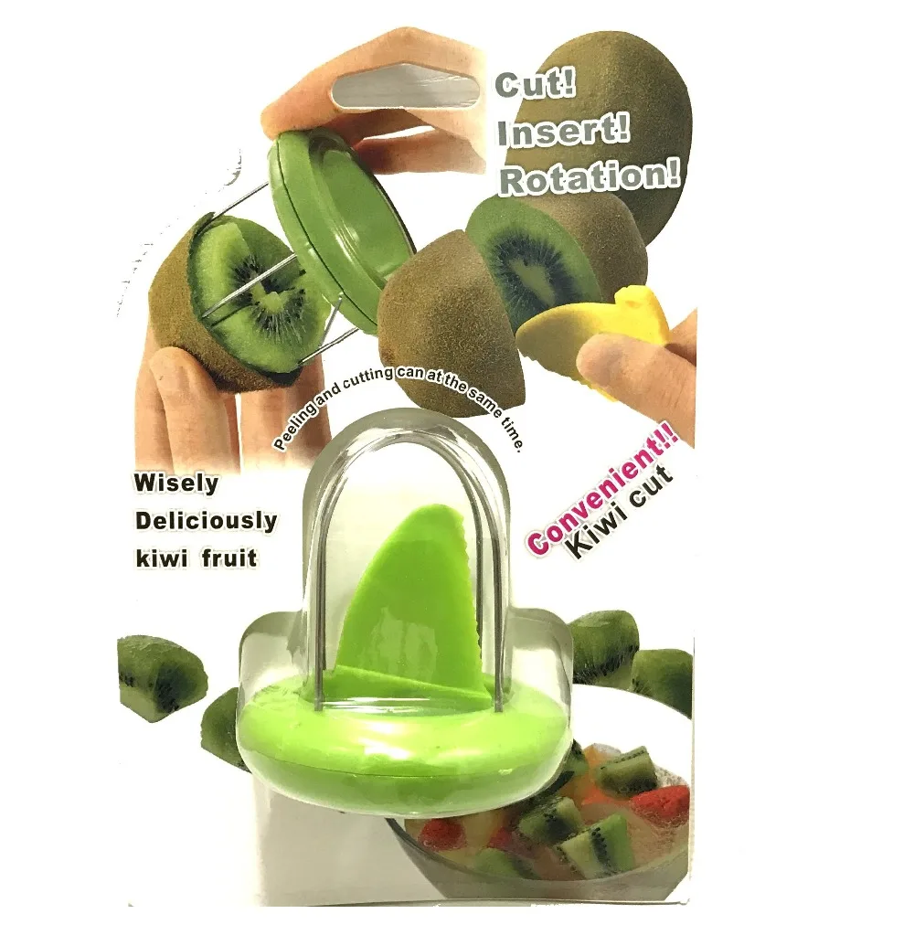 Новый резак Kiwi Кухня Фрукты резка пилинг Dicing Core Twister поворотный для быстрого