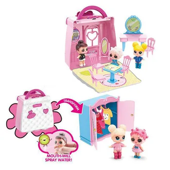 

LOL dolls Surprise Villa Set Action Figures Toys Christmas Kids Gift Girls Diy LOL Surprise Dolls Handbag Every Family