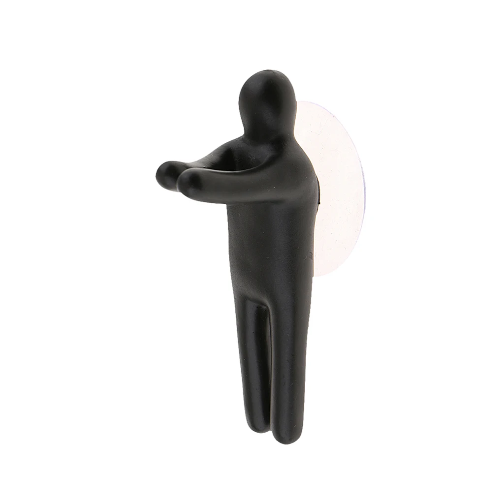 Suction Cup Hanging Kids Toothbrush Key Holder Hanger Hook & Bathroom Organizer Home Wall Hanging Decorative Hook 