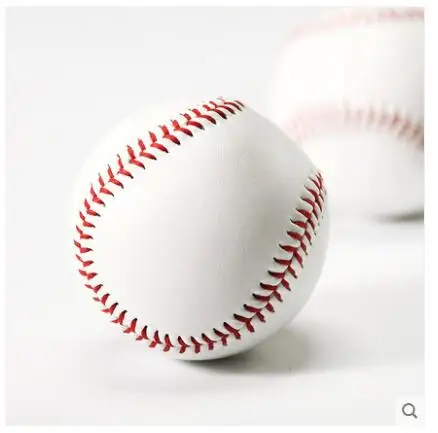 Высокое качество " ручной работы Бейсбол s ПВХ верхняя Резиновая внутренняя мягкая бейсбольная мяча мяч для Софтбола тренировка Упражнение Бейсбол Мячи