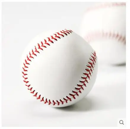 

High quality 9" Handmade Baseballs PVC Upper Rubber Inner Soft Baseball Balls Softball Ball Training Exercise Baseball Balls