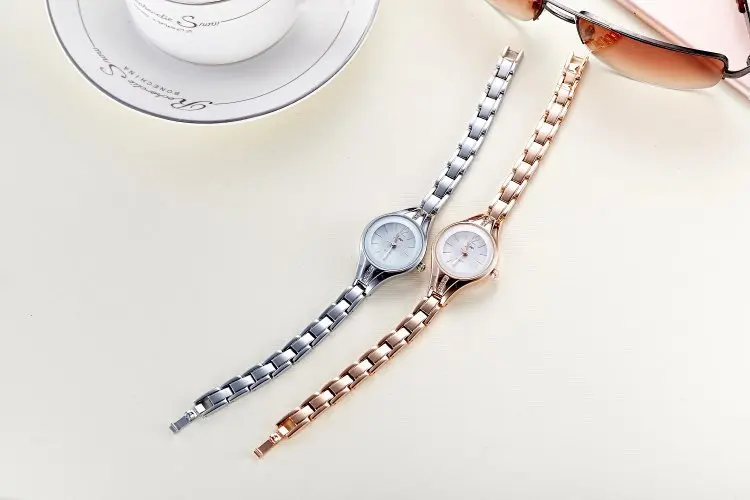 JW розовое золото кварцевые часы женские часы люксовый бренд браслет из нержавеющей стали часы Женское платье кристалл наручные часы relogio