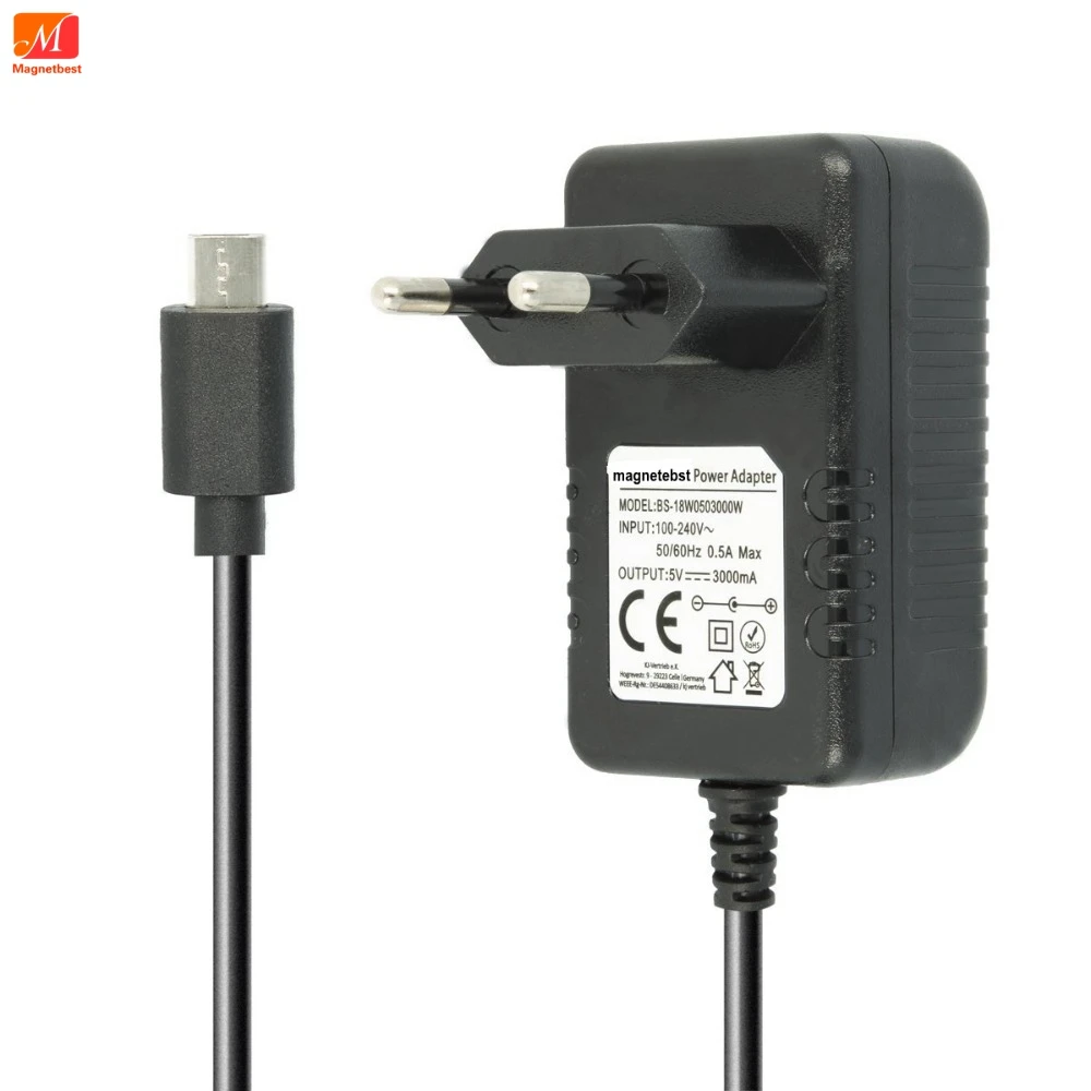 AC DC Adapter Charger5V 3A Micro USB 15W for Raspberry Pi 2 3 Model B Zero Tablet EU US ADAPTER Power Supply | Электроника