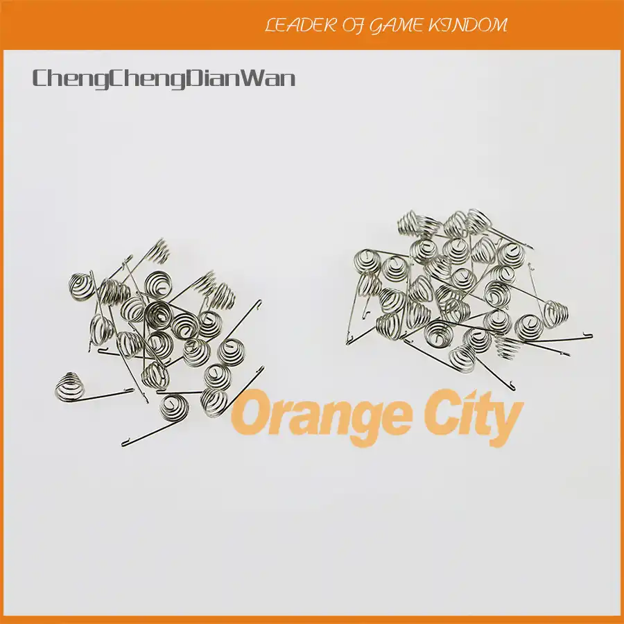Chengchengdianwan 200pcs 100pairs Repair Parts Replacement L R Left Right Battery Holder Spring For Xbox360 Xbox 360 Controller