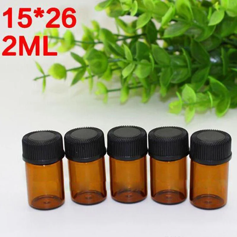 Горячая продажа 2 мл маленькие стеклянные флаконы амбровое эфирное масло пробные