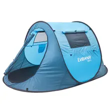 2 человек Кемпинг палатка Водонепроницаемый УФ Сверхлегкий палатки подледной рыбалки Открытый быстрая Автоматическая палатки посудной лавке онлайн