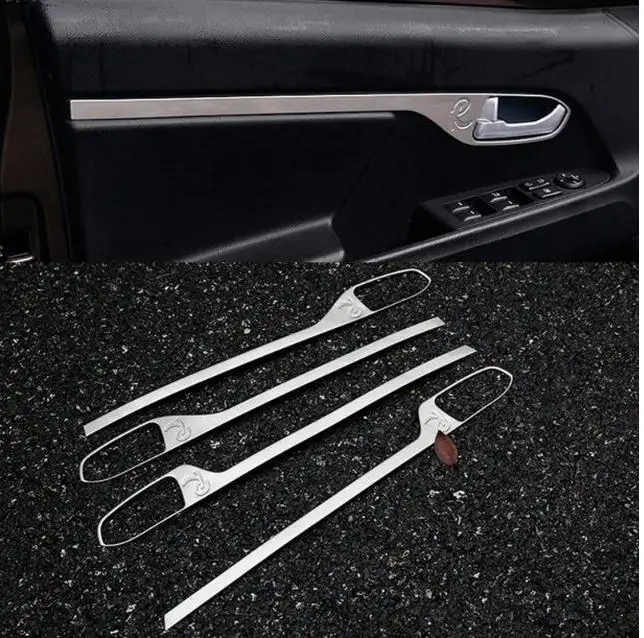 Автомобильный Стайлинг из нержавеющей стали, автомобильная внутренняя дверная ручка, коробка с блестками для Kia SportageR 2011-, украшения с блестками