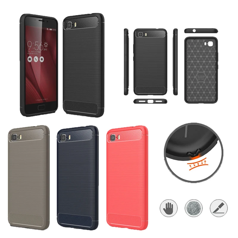 Чехол TRISEOLY для ASUS Zenfone Pegasus 3s Max ZC521TL роскошный чехол из углеродного волокна