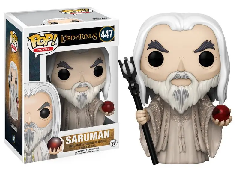 

Funko pop Official The Lord of the Rings - Saruman Vinyl Action Figure Collectible Model Toy with Original Box