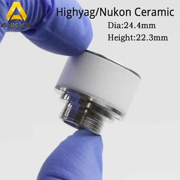 

Nukon Highyag Fiber Laser Ceramic Ring Parts Nozzle Holder New Type For Cutting Machine