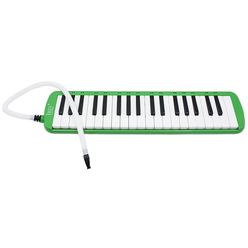 IRIN 37 melodica ключи мелодический музыкальный инструмент с сумкой для переноски для студентов начинающих детей зеленый - Цвет: Green