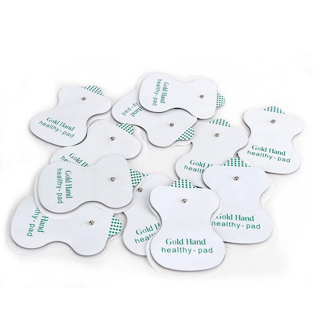 50pcs JR309 White Electrode Pads For Tens Acupuncture Digital Therapy Machine JR-309 Slimming Electric Body Massager Pads