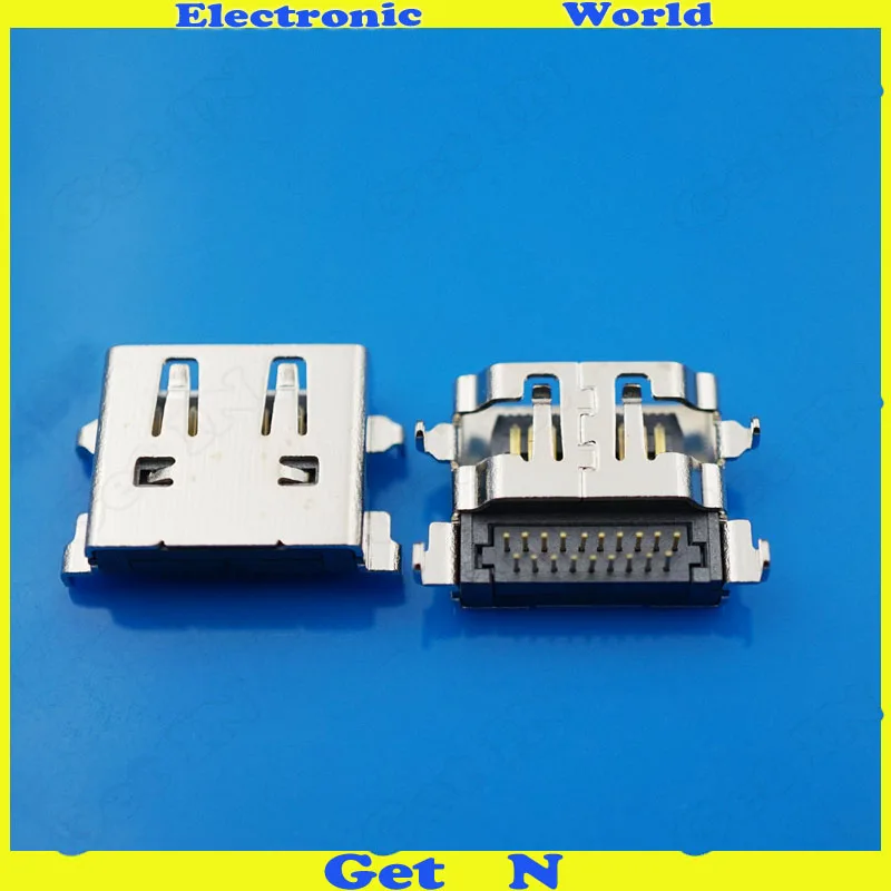 HDMI Female 19Pin Socket SMT Solder Type PCB Mount Connectorin