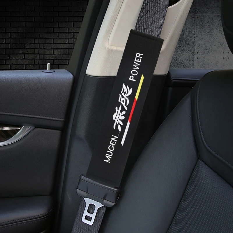 Автомобильный Стайлинг защиты подушки под плечи Чехол Для Mugen power Honda CRV Hrv Jazz аксессуары автостайлинг