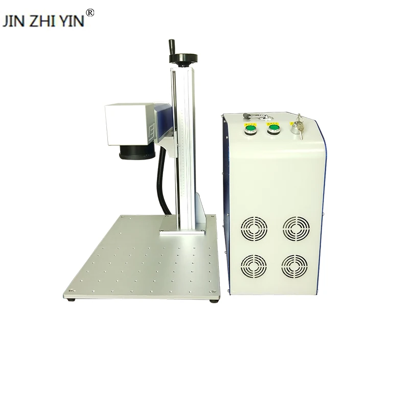 Модель jin Zhi Yin Fiber 30 Вт Raycus волоконная лазерная маркировочная машина