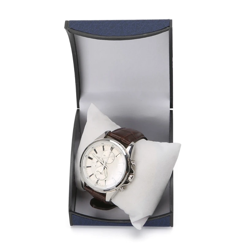 Роскошные наручные часы Коробка Дисплей Чехол подарок для ювелирных изделий браслет искусственная кожа держатель N11_c
