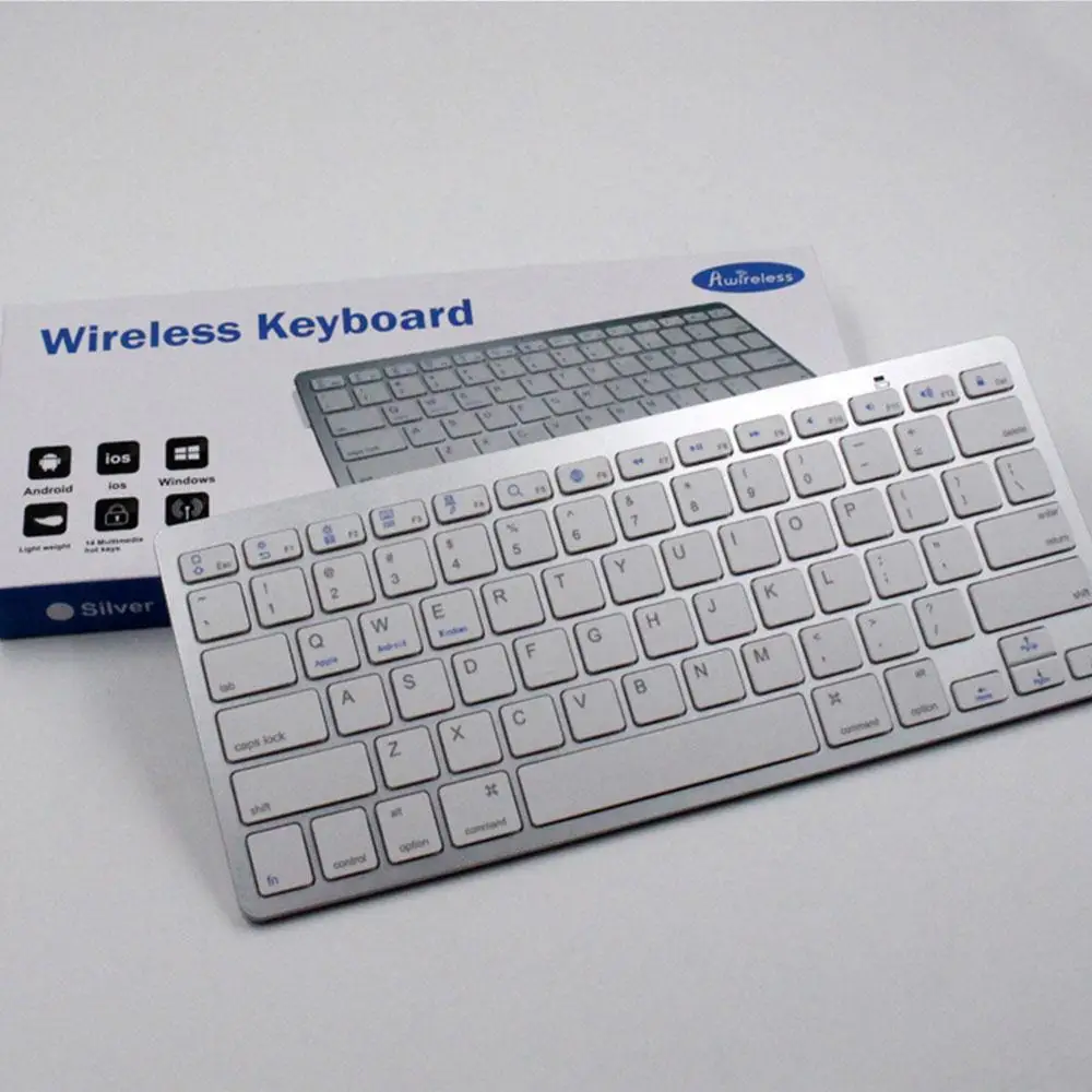 

Cewaal Wireless Bluetooth Keyboard 2.4G For iMac Macbook iPhone iPad ABS Portable High Quality