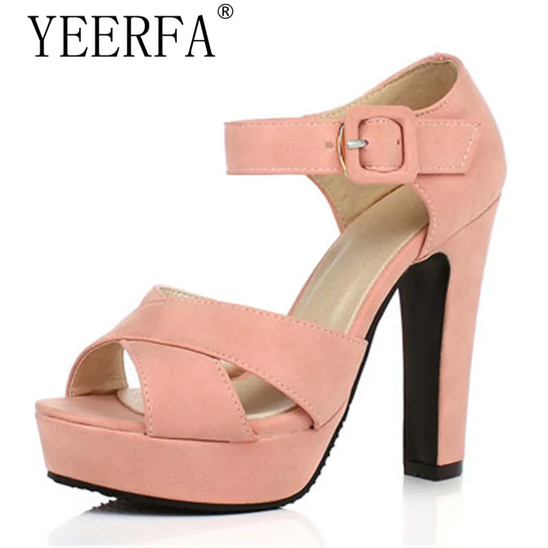 

New Ankle Strap Summer Shoes Woman High-heeled Sandals Fashion Women Sandals Wedding Girls Pumps Sandals Big Size 34-43