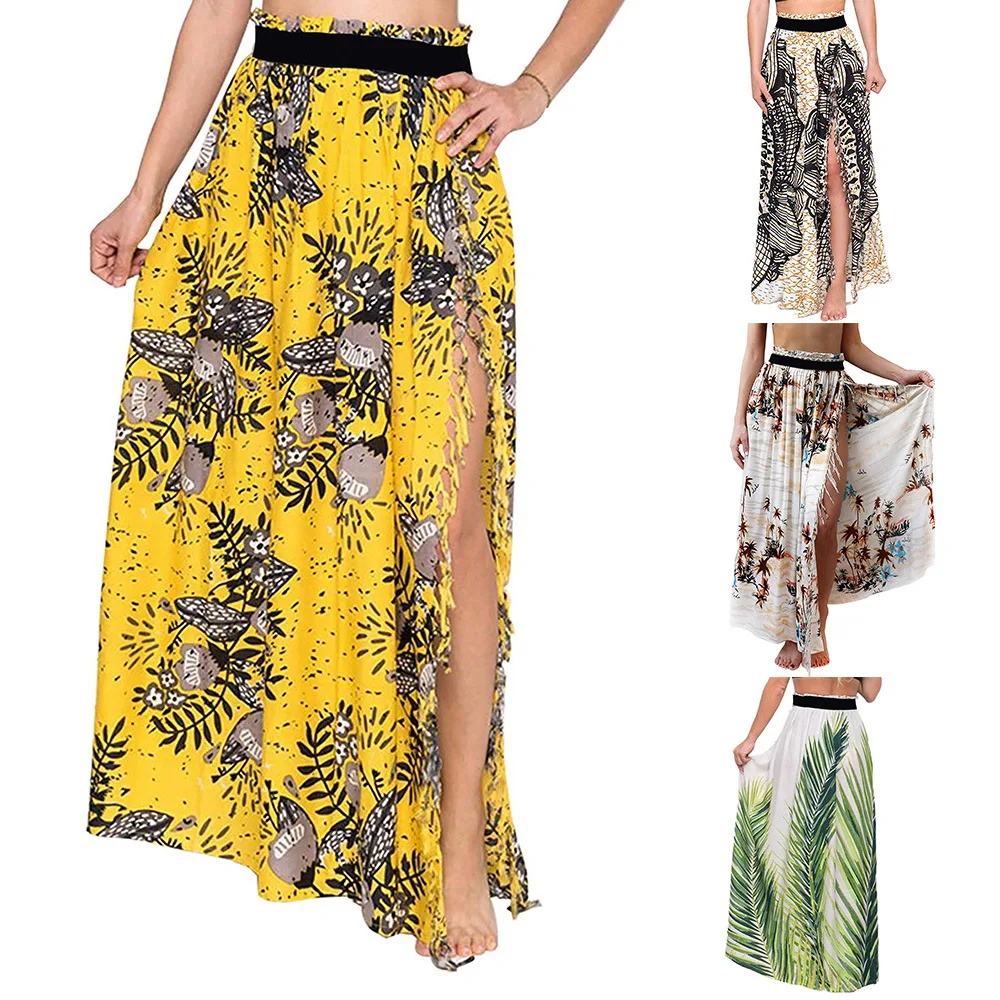 Весна и лето вид пляжной юбки половина длины юбка в Европе и Америке