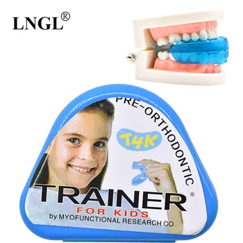 1pc T4K Children Dental Tooth Orthodontic Appliance Trainer Kids Alignment Braces Mouthpieces for Teeth Straight Tooth Care tooth avulsion in children parental awareness