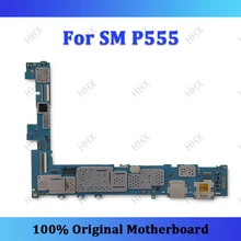 Для Samsung Galaxy Tab A P555 материнская плата разблокированная P555 панель/плата ОС Android тесты с полным чипов материнская плата, логическая плата