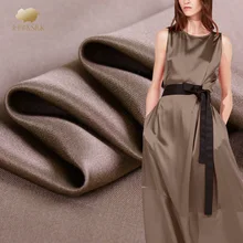 Крепкий кофейный стиль, мерсеризованное белье, супер вертикальное, мягкое, высококачественное модное, льняная ткань, одежда на заказ