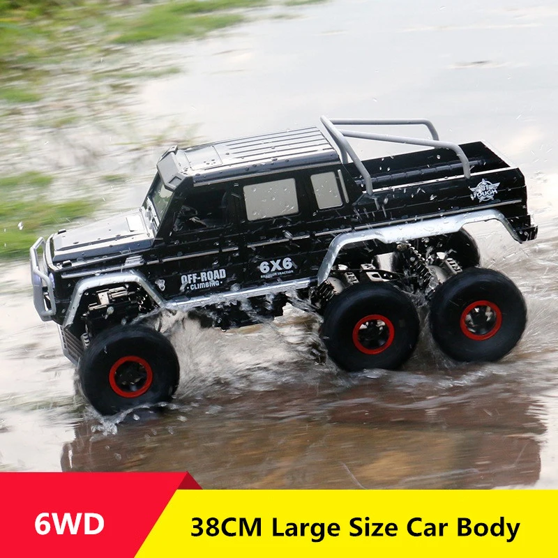 Горячая продажа большой внедорожный грузовик RC 2 4G 6wd 6 колесный привод 100 м хобби