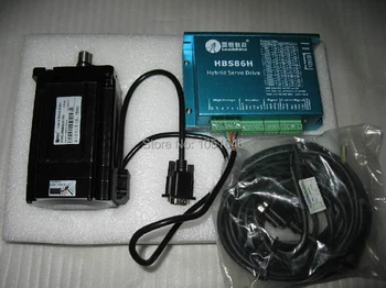 

Leadshine Easy Servo Products CNC system Hybrid servo system HBS86H driver and Hybrid servo motor 86HS40-EC-1000 NEMA 34 motor