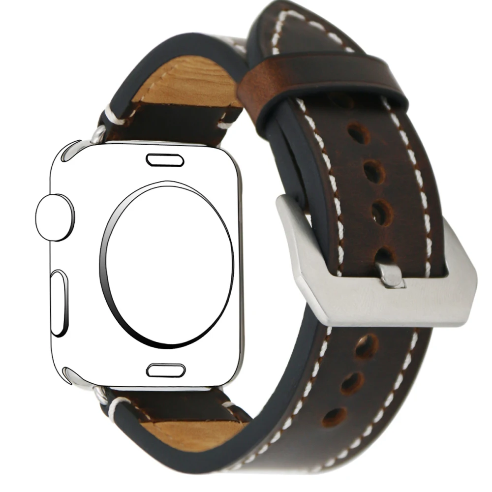 

Bracelet Belt Leather Band for Apple Watch 42MM 38MM 44MM 40MM Replacement Strap for iWatch i watch Series 4 3 2 1 Wristband NEW