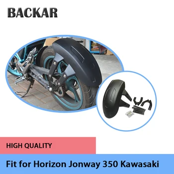 

BACKAR Autobike Rear Tire Mudguard Black Widened Fender Motorcycle For Horizon Jonway 350 Kawasaki Fender Rear Cover Accessories