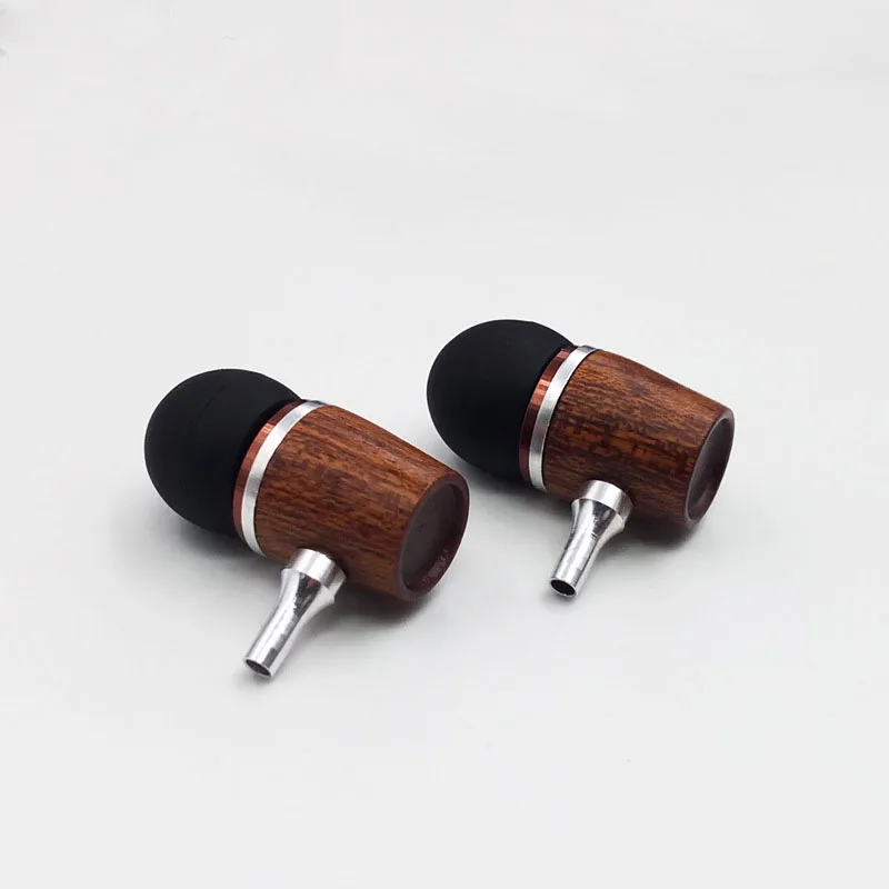 1 pair Diy Earphone 10mm wooden shell for diy headset headphone