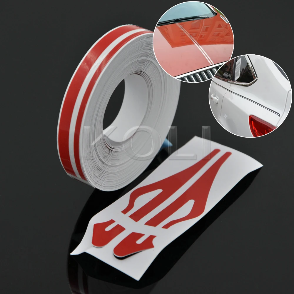 12mm Red PinStripe PinStriping Pin Stripe Car Body Door Window Decal