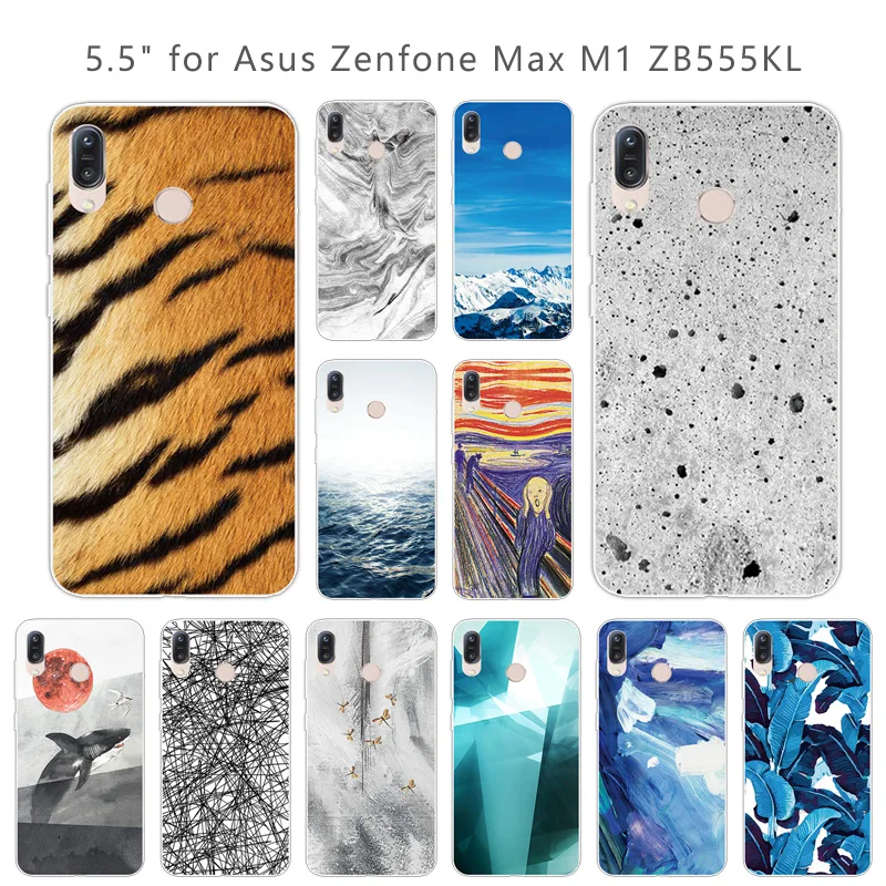 

for Asus Zenfone Max M1 ZB555KL Fitted Phone Cases 5,5 inch for ASUS ZENFONE MAX M1 Silicone Shell for ZB555KL Landscape Capa
