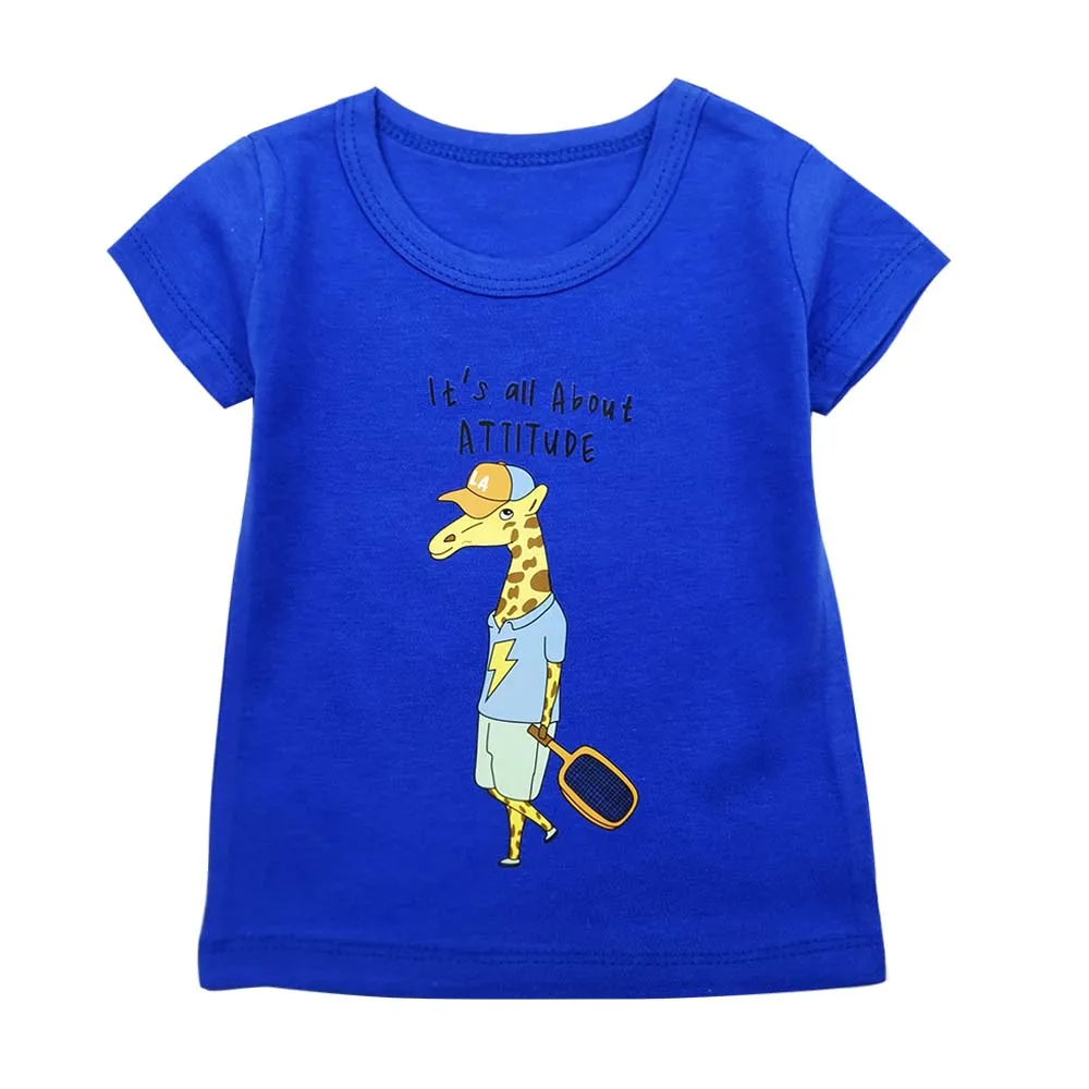 

Children's short-sleeved T-shirt cotton boy summer dress baby summer clothes children's clothes