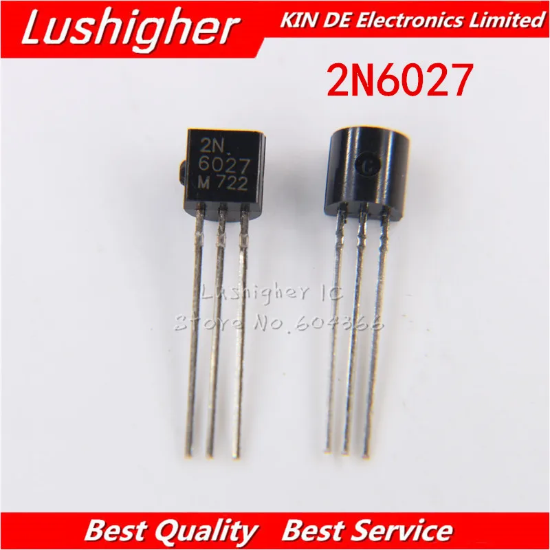 10 шт. 2N6027 TO-92 2N 6027 TO92 транзистор 150MA 40V