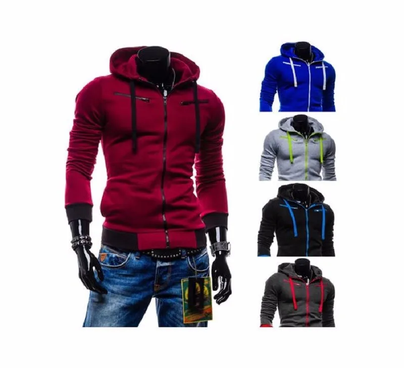 New 2016 Men'S Fashion Fleece Mens Sport Suit Hooded Warm Hoodies Sweatshirts Men Sudaderas Hombre Pullover Hoody Jackets2