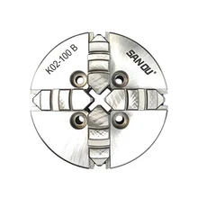 100 четыре-коготь Чак рука плотно 100 четыре-коготь k02-100B самодельный diy токарный станок положительный и отрицательный коготь Самоцентрирующийся