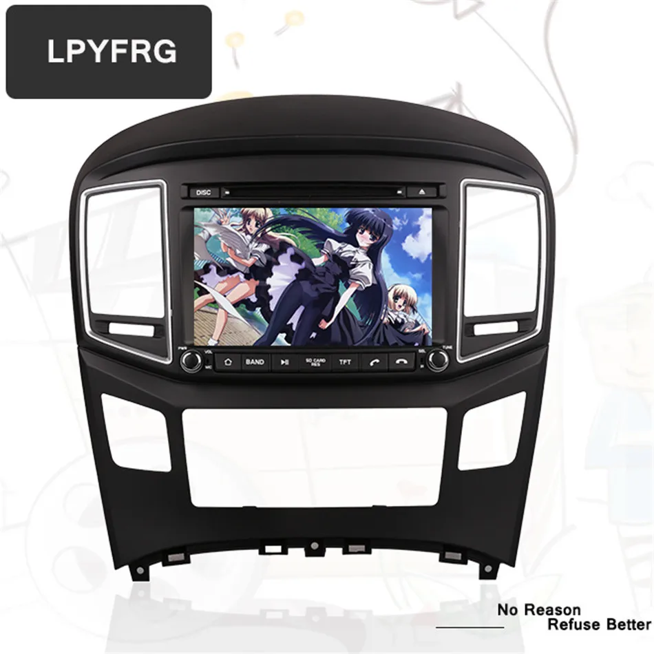 Excellent 4G WIFI Android 9.0 Octa Core 1024*600 DAB USB Car DVD Multimedia Radio Player For Hyundai H1 Grand Starex Royale i800 2016 2017 2