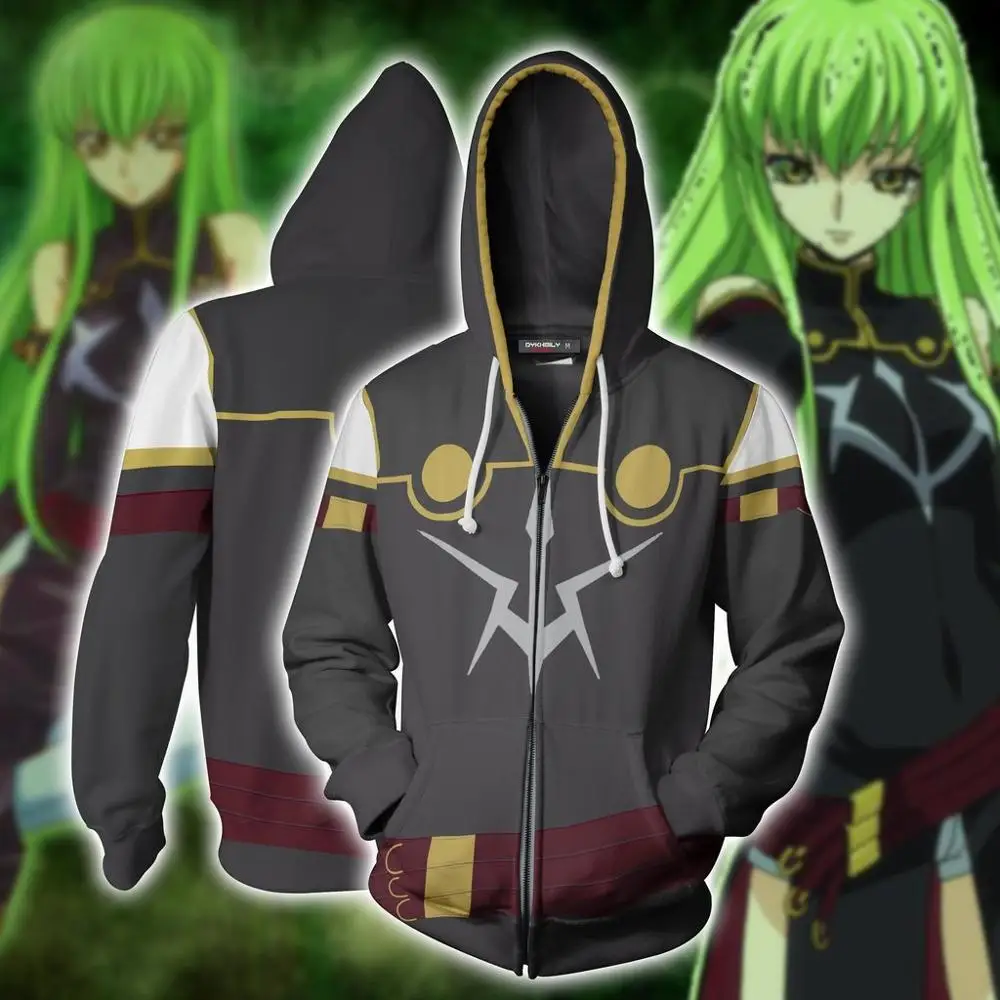 

Code Geass Lelouch Lamperouge Sweatshirts Jackets Costumes Geass Lelouch CC Hoodies Cosplay 3D printing Hoodies Sweatshirts