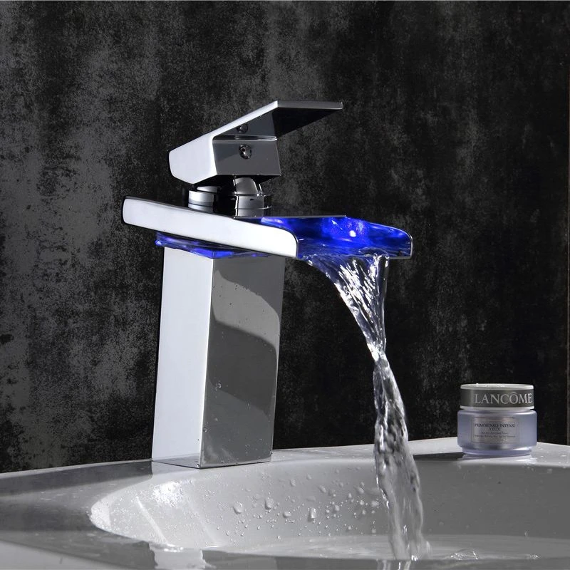 

Xogolo Temperature Controlled Faucet Fashion Led Light For Tap Water Basin Mixer Wholesale And Retail Bathroom Faucet