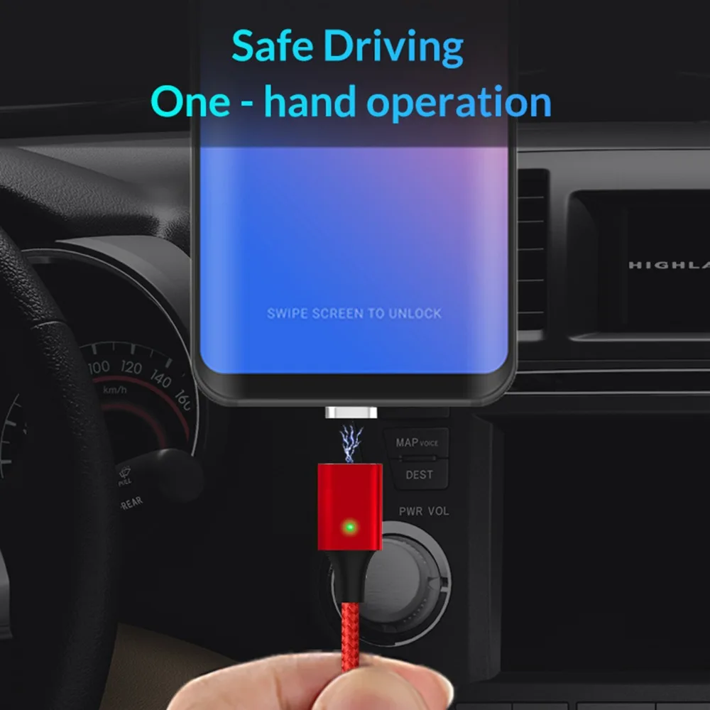 ELFMIC зарядное устройство Micro USB Type C кабель освещения для Xiaomi Huawei iPhone Мобильный
