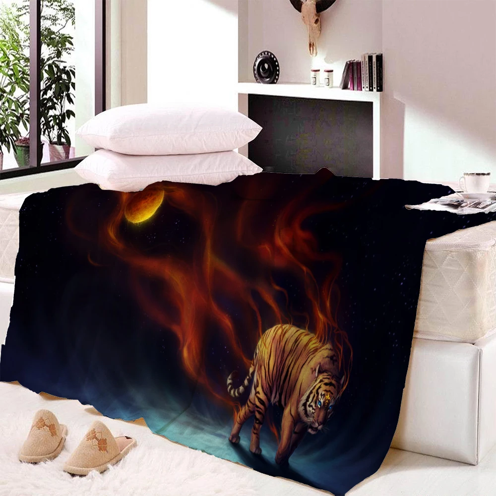 النمر نمط بارد الأسرة بطانية ناعمة ورقيقة الفانيلا بطانية أريكة تتحول لسرير الصبي فتاة المحمولة الفراش كنبة مكتب الطائرة بطّانية سفر النمر نمط بارد الأسرة بطانية ناعمة ورقيقة الفانيلا بطانية أريكة تتحول لسرير الصبي فتاة المحمولة الفراش كنبة مكتب الطائرة بطّانية سفر