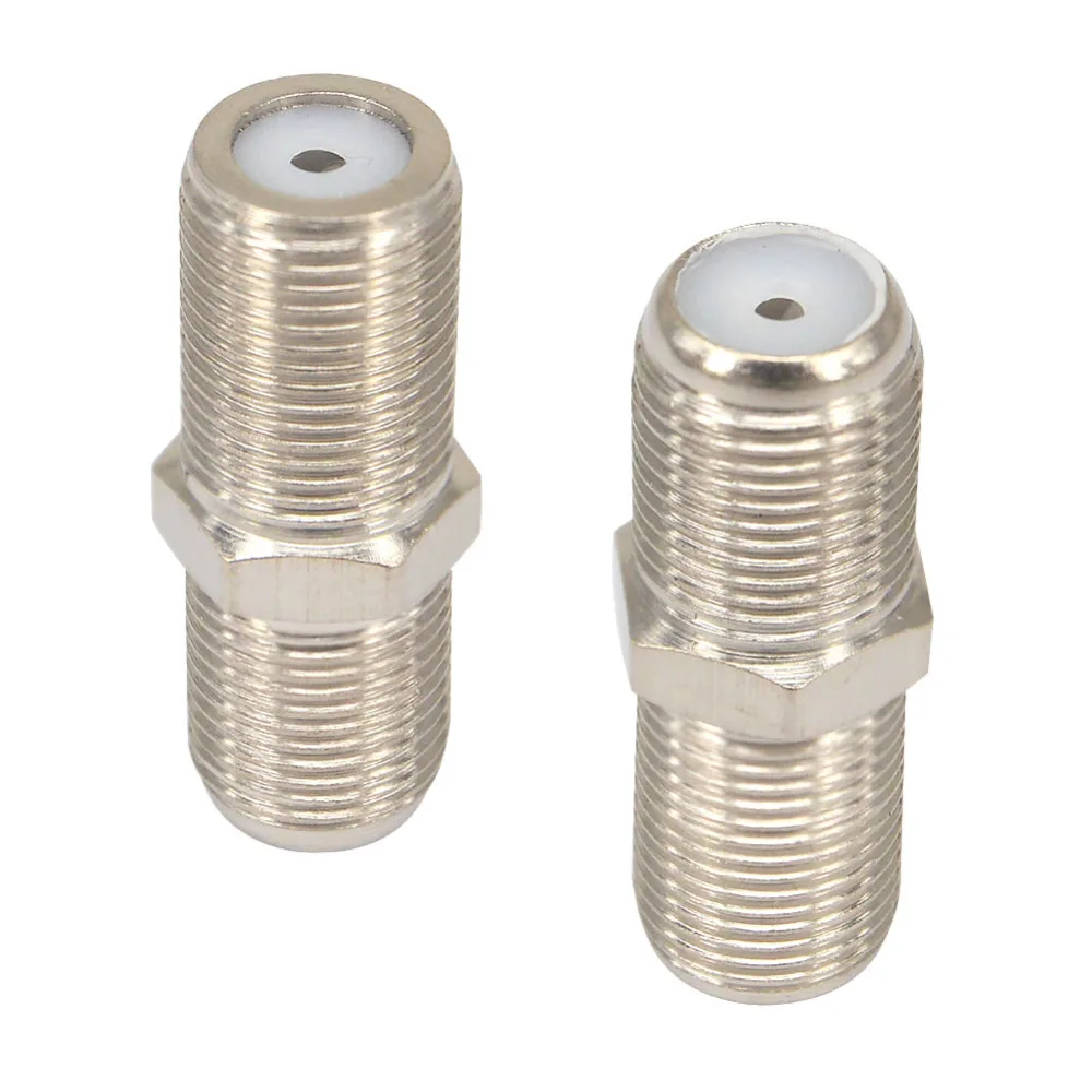 100 Pieces F female to F female jack socket Connector for Connecting TV