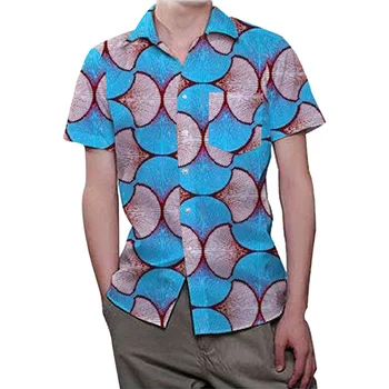 

Newest African Print Dashiki Dress Shirt Men 2018 Brand New Slim Fit Tribal Gypsy Ethnic Shirt Male Long Sleeve Africa Clothing