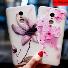 

3D Flower Matte Silicone Case Xiaomi Redmi 5 Plus Note 5 Pro Note4 4X 5A Pro Prime Case Redmi 6 Pro Xiaomi Mi 6 A1 Note3 Cover