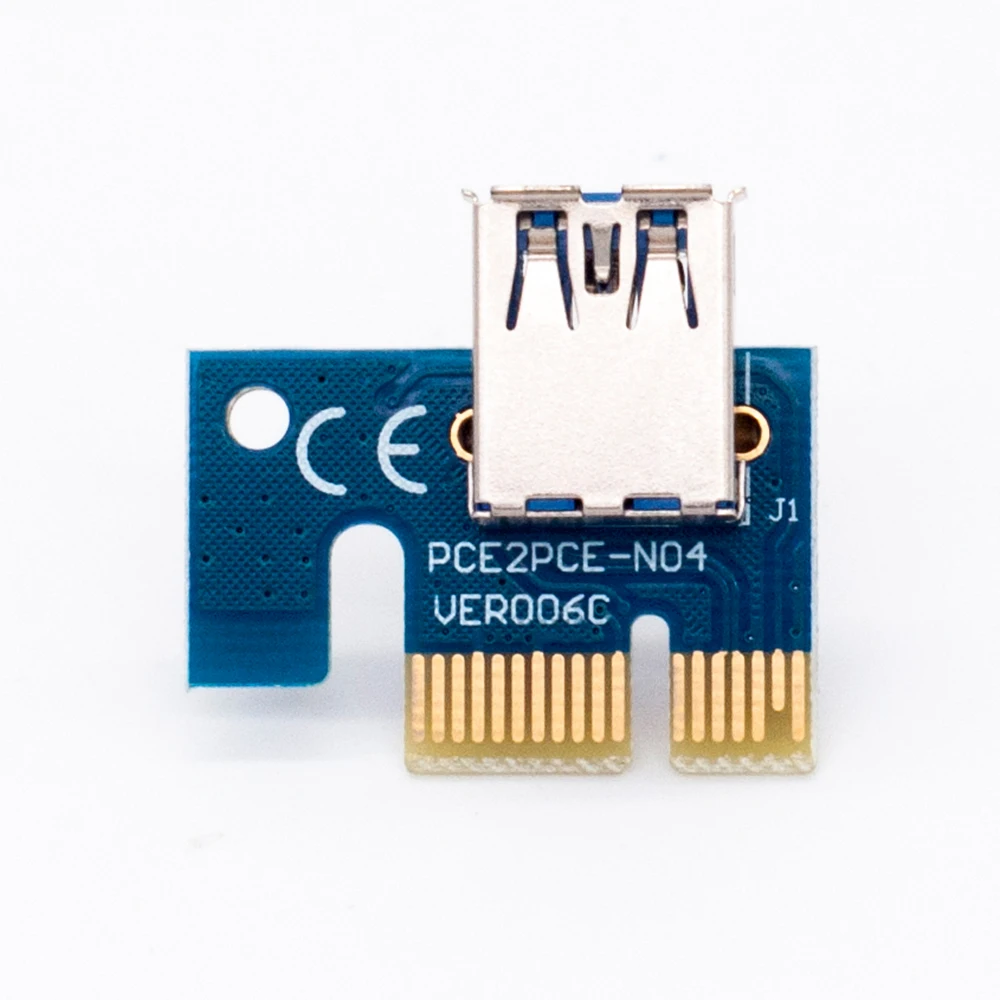 Графический удлинитель PCIe 006C 1 16x Express pci e кабель USB 3 0 60 см SATA 6Pin для майнинга BTC|pcie 1x